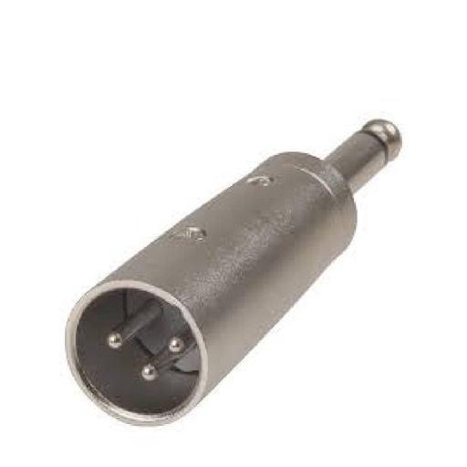 [71778] 3 Pin XLR Jack to 6.5mm Mono Male Connector