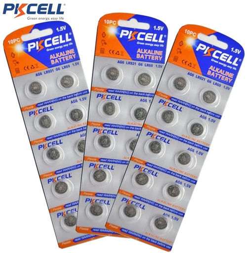 [72042] PKCell AG6 / SR69 Button Cell Battery