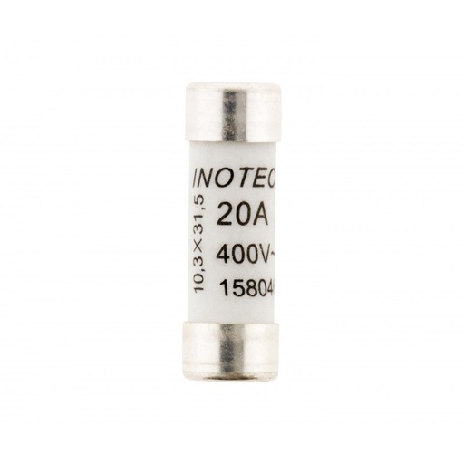 [72301] Ceramic Fuse 20A 400V 8mm x 32mm
