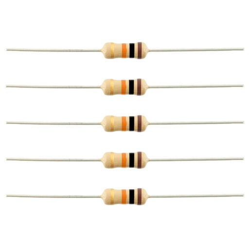 [72833] Carbon Film Resistor 10k Ohms 1W