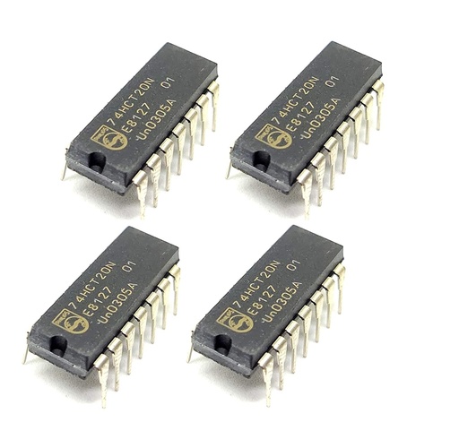 [73522] 74HC20N 7420 IC Dual 4 Inpt NAND Gate