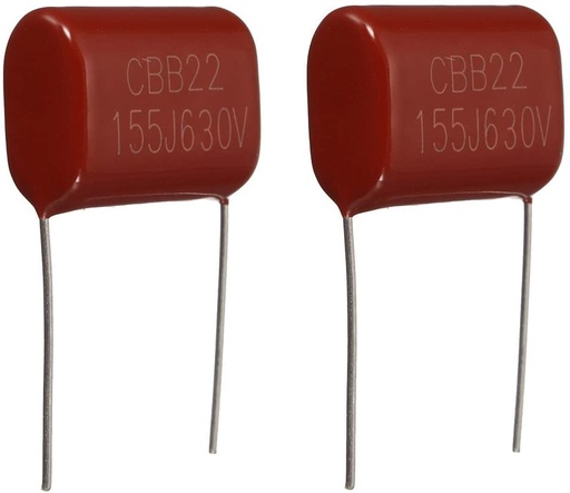[76679] Capacitor  brown color 3.3uf 250V