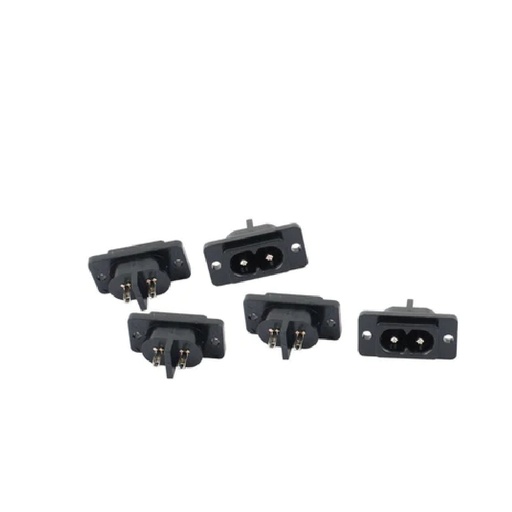 [76711] 2 Pin AC Male Solder Connector