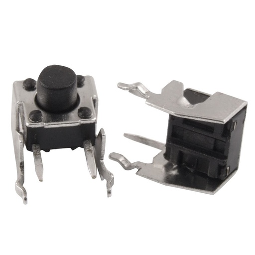 [77043] Micro Switch 2 Pin 2.5 x 6mm angled with small rectangal Stud