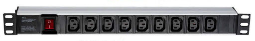 [77279] PDU 9 Way Power Extension Board with IEC socket 1U