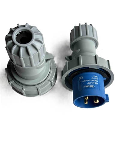 [78165] PC Plug Socket Coupling 013 3Poles 16A