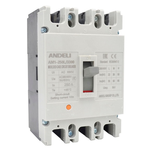[78269] Moulded Case Circuit Breaker AM1-250L 3P 250A