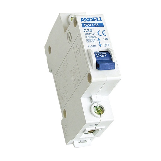 [78278] Miniature Circuit Breaker ADB3-63 1P 10A