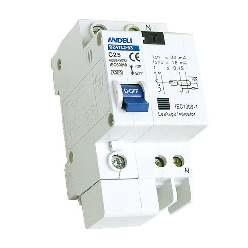 [78290] Miniature Circuit Breaker DZ47LE-63 1P 32A