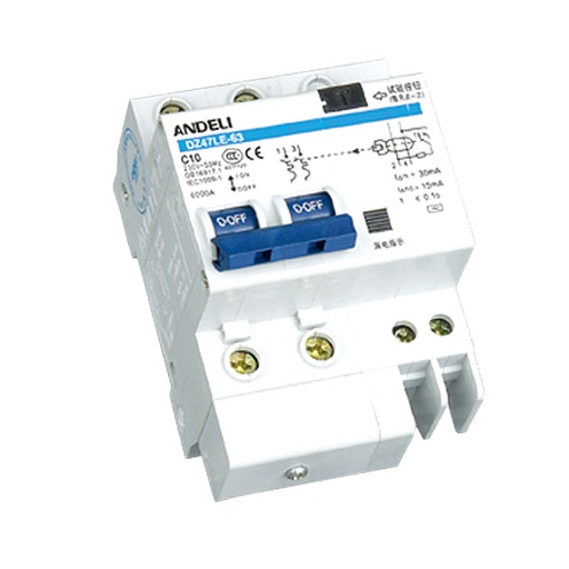 [78292] Miniature Circuit Breaker DZ47LE-63 2P 32A