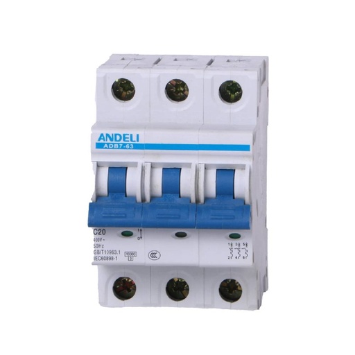 [78303] Miniature Circuit Breaker ADB7-63 3P 63A
