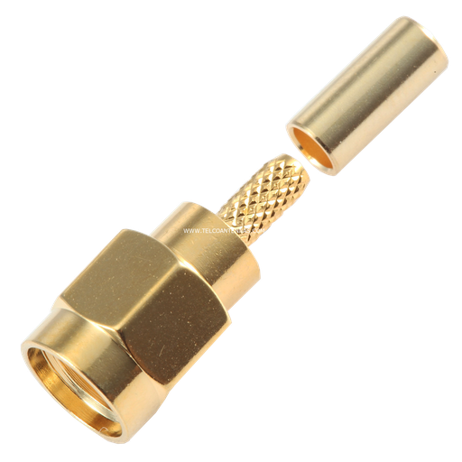 [78417] RG58 Male SMA  Crimp Connector