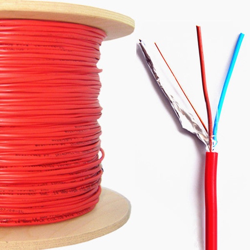 [78635] Shielded Fire Alarm Cable 2 Core 1.5mm 100m