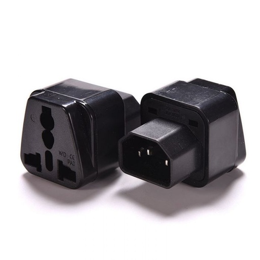 [78747] IEC to UK socket adapter
