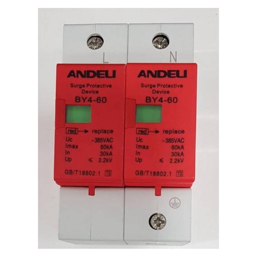 [78829] Surge Protect Device BY4 - 60 2P 30-60KA