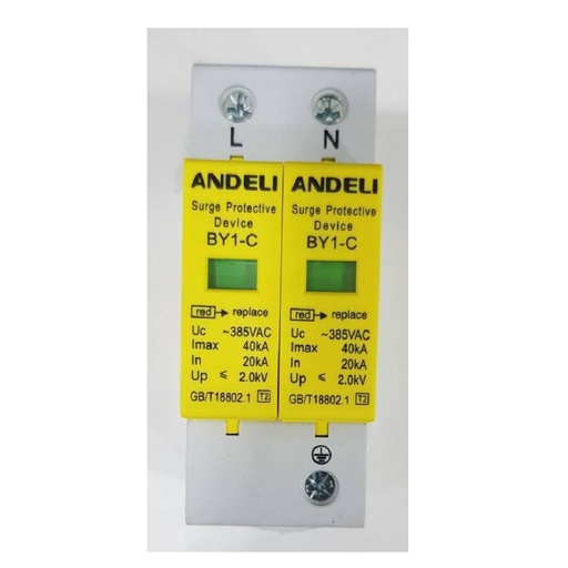 [78838] Surge Protect Device BY1-C 40 2P (20-40KA)