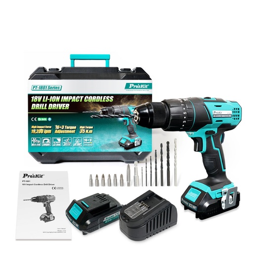 [79173] 18V Li-Ion Impact Cordless Drill Driver