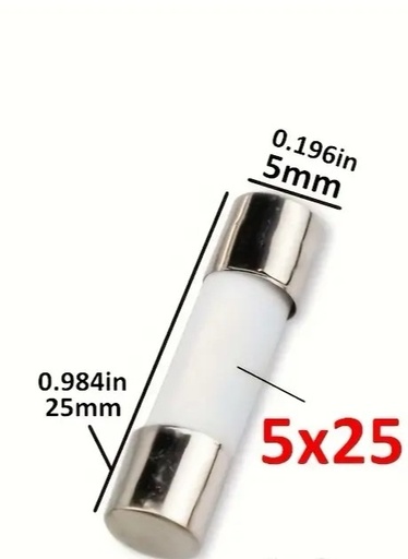 [79468] 3A 250V FUSE 5MMx25MM