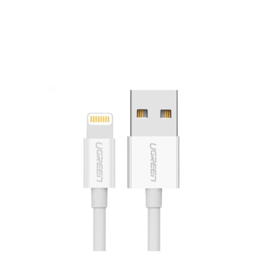 [79553] UGREEN Lightning to USB Cable(ABS case)  1M   White