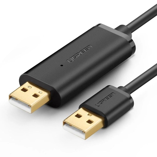 [79565] UGREEN USB 2.0 Data link cable-Black  2M   Black