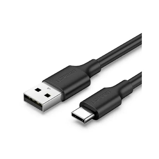 [79578] UGREEN USB-A 2.0 to USB-C Cable Nickel Plating 1m (Black)
