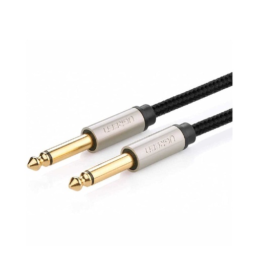[79617] UGREEN 6.5 Mono Male to Male  Aux Audio cable Black 1M