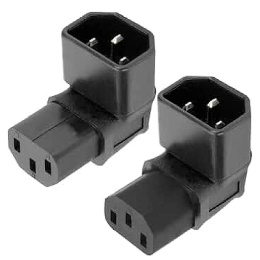 [79789] UPS male to female angle connector
