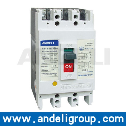 [80012] Moulded Case Circuit Breaker AM1-125L 4P 100A 800V