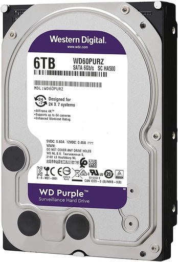 [80253] WD Purple Surveillance Hard Disk 6TB