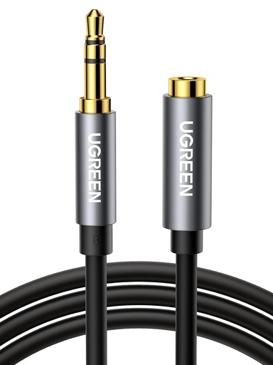 [80271] UGREEN 3.5mm Male to 3.5mm Female Extension Cable 5m (Black)