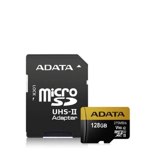 [80296] ADATA Premier ONE 128GB SDXC UHS-II U3 Class10 with Adapter
