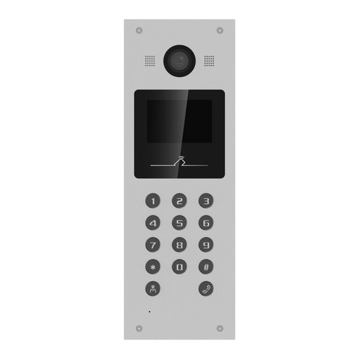 [80379] Hikvision 3.5inch Metal Video IP Door Station Water Proof (Silver)
