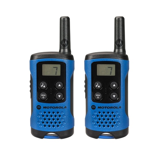 [80440] Motorola TLKRT41 Walkie Talkie Blue Twin Pack