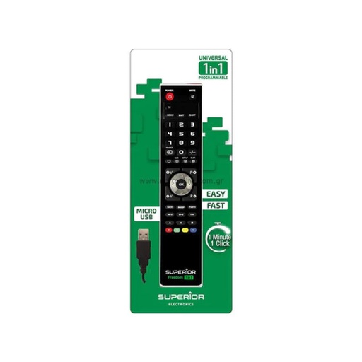 [80528] Remote Controls - Freedom USB 1in1 (Black)