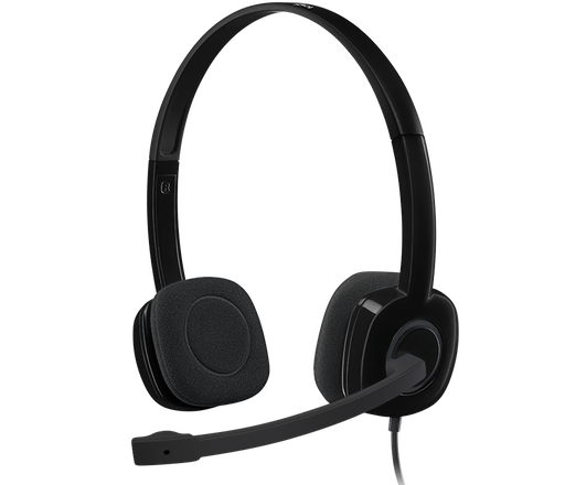 Logitech Stereo Multi Device Headset With in-line Controls