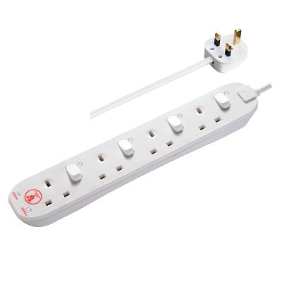 [80594] 4 Socket Surge Protected Extension Board - 2M