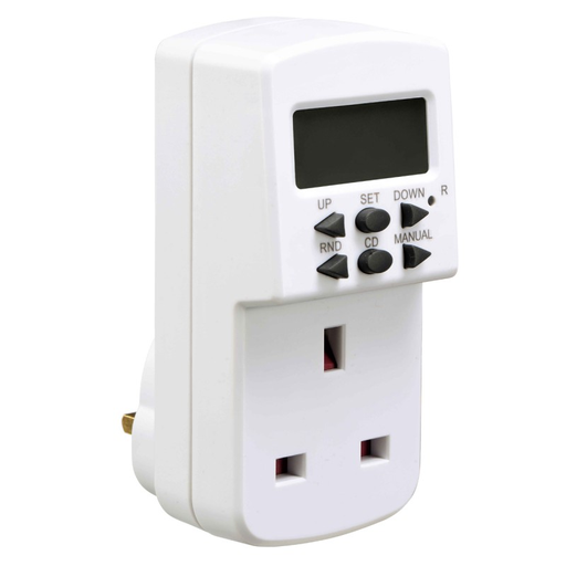 [80596] Digital Mechanical Segment Timer Socket 24 hour