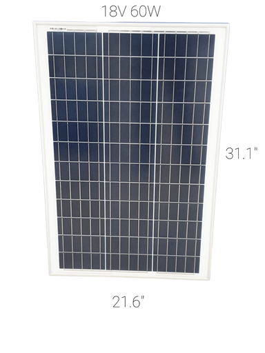[80646] poly solar panel 160W, 18Vmp