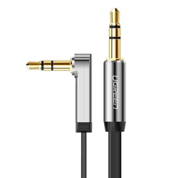 [80720] UGREEN 3.5mm Male to 3.5mm Male Straigth to Right Angle 0.5M