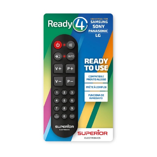 Remote Controls  - Ready4 SAMSUNG,LG,SONY,PANASONIC