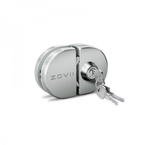 [80968] Alarm Glass Door Lock ZGD - C - I (Brushed Metal)