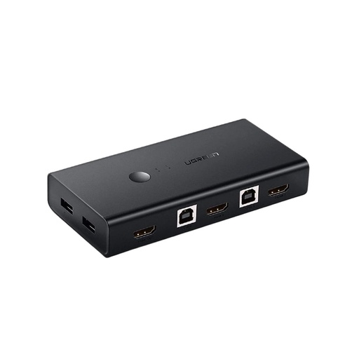 UGREEN 4K 2 in 1 HDMI KVM Switch with 4X USB