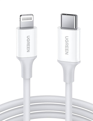 [81005] UGREEN MFi Certified USB-C to Lightning C94 Cable 1M (PD 18W)
