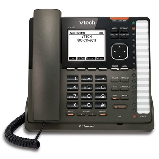 [81060] Vtech VSP735 Feature Deskset SIP Phone with PoE