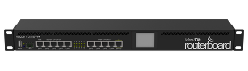 [81208] MikroTik RouterBoard 10 Ports (5/100mpbs – 5/1000mbps) Ethernet Router L5