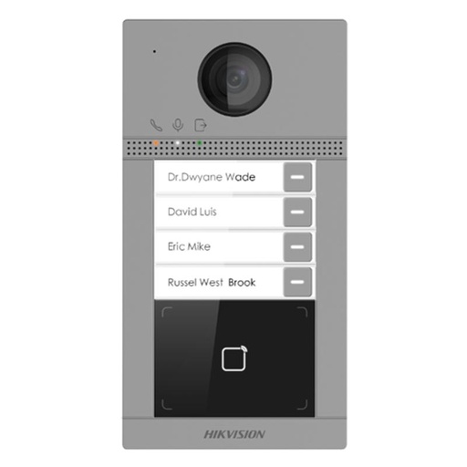 [81323] Hikvision 4 Buttons Metal Villa IP Door Station