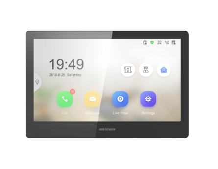 [81324] Hikvision Premium Video Intercom Indoor with 10-Inch Touch Screen