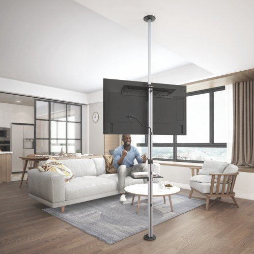 [81404] Premium floor-to-ceiling TV mount