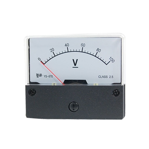 [81562] DC Analogue Volt meter up to 100V