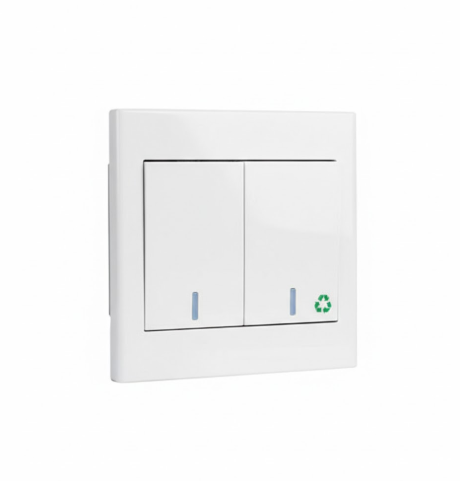 [81593] 250V 10A 2Gang 1Way Switch